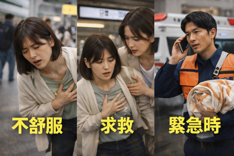 【叫救護車】在日本突然不舒服怎麼辦?日本緊急求救日文會話 - MJ日語 | MJ Japanese